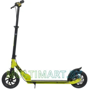 Самокат Novatrack Polis Disc 200DB.POLIS.GN20 (черный/зелены, 2020) картинка 3